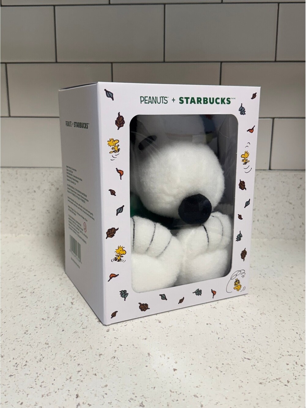 Starbucks x Peanuts Snoopy Green Apron Plush 2026 Authentic NIB SHIPS NOW